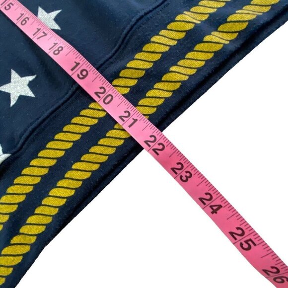 WILDFOX Stars Sailor Rope Nautical Pullover Long Sleeve Top Blue S 22-12 - Picture 13 of 15